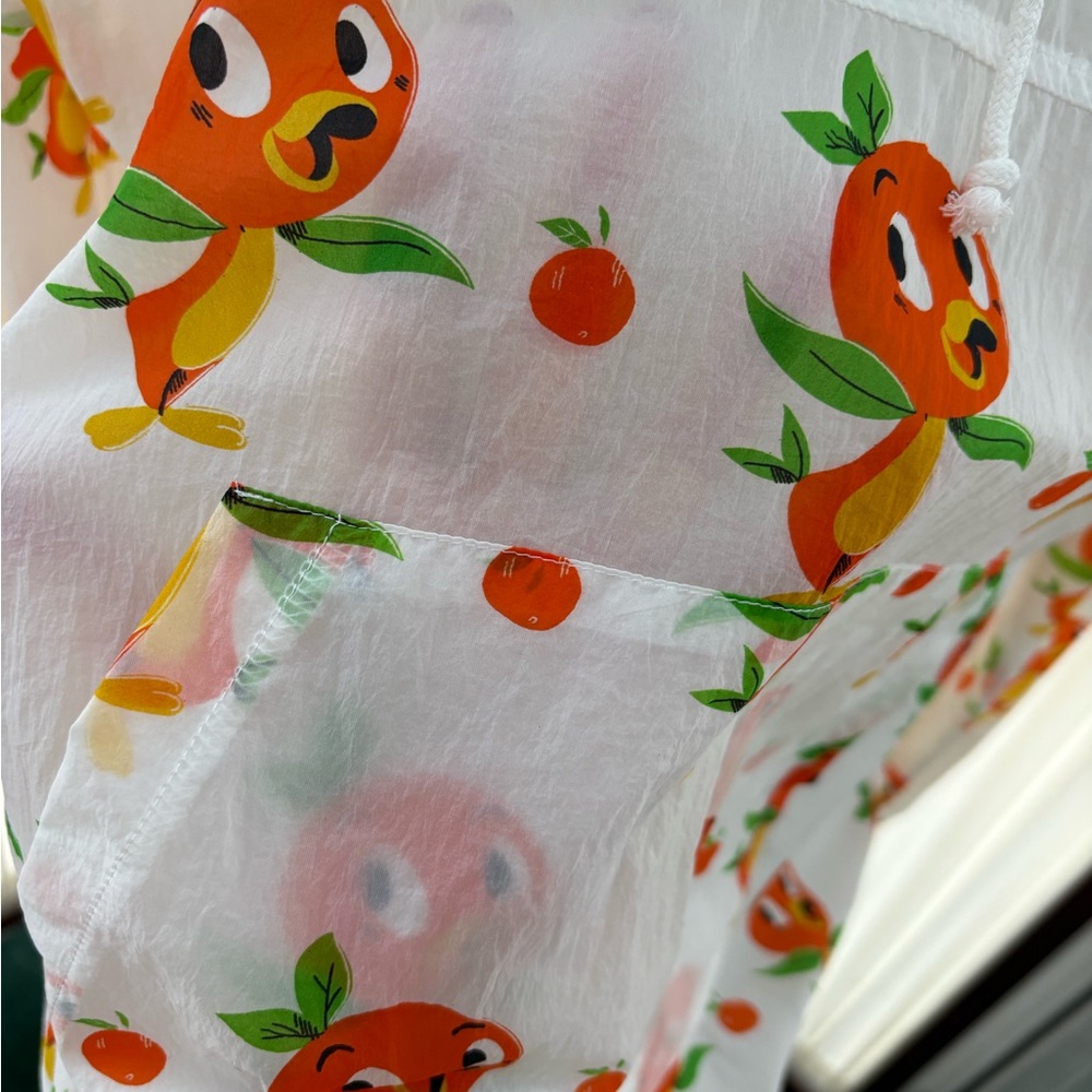 Disney Orange Bird Windbreaker Pullover NEW - Picture 2 of 12
